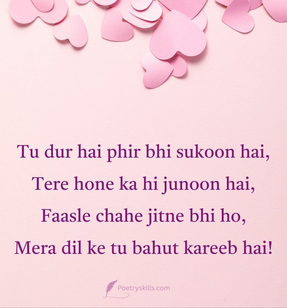 Long Distance Love Shayari for Couple