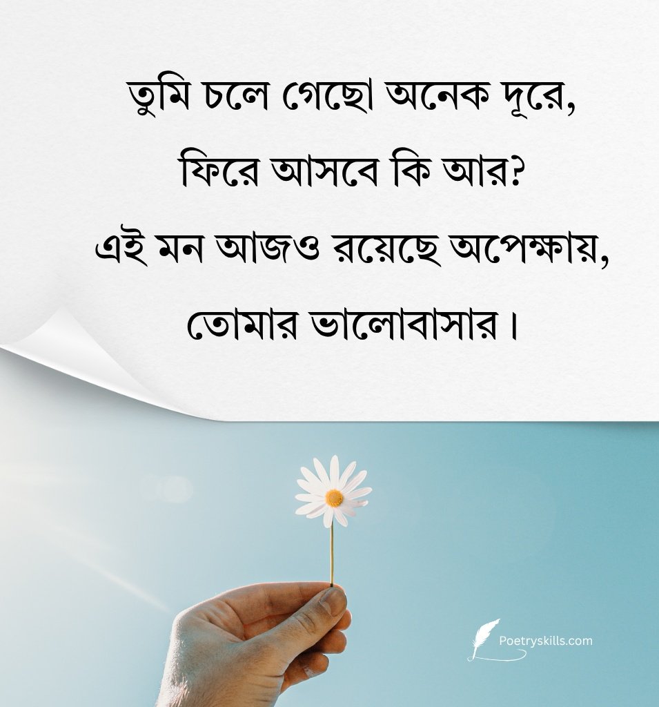 Emotional Sad Miss You Bengali Caption