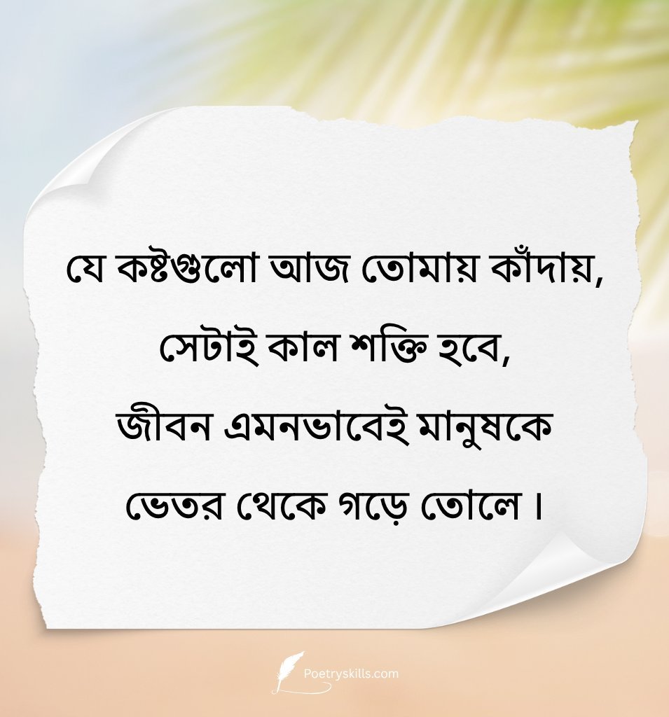 Motivational Beautiful Bangla Life Status Quotes