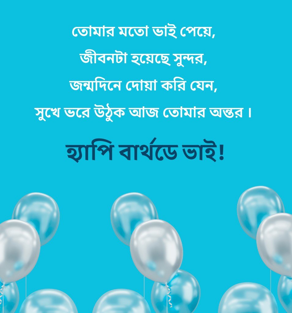 Blessing Subho Jonmodin Wishes for Dada in Bangla