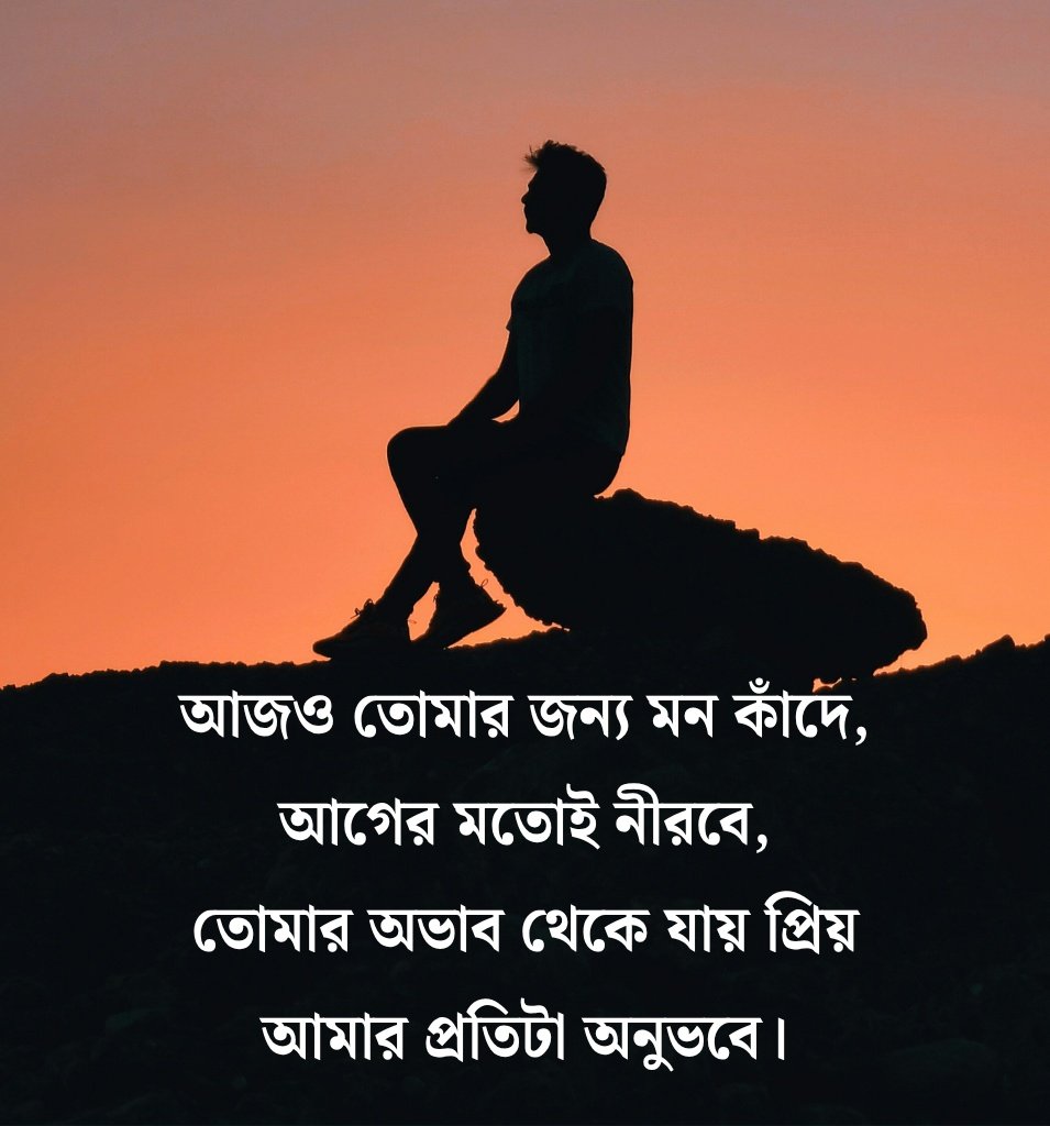Emotional Sad Bengali Miss You Quotes For Him