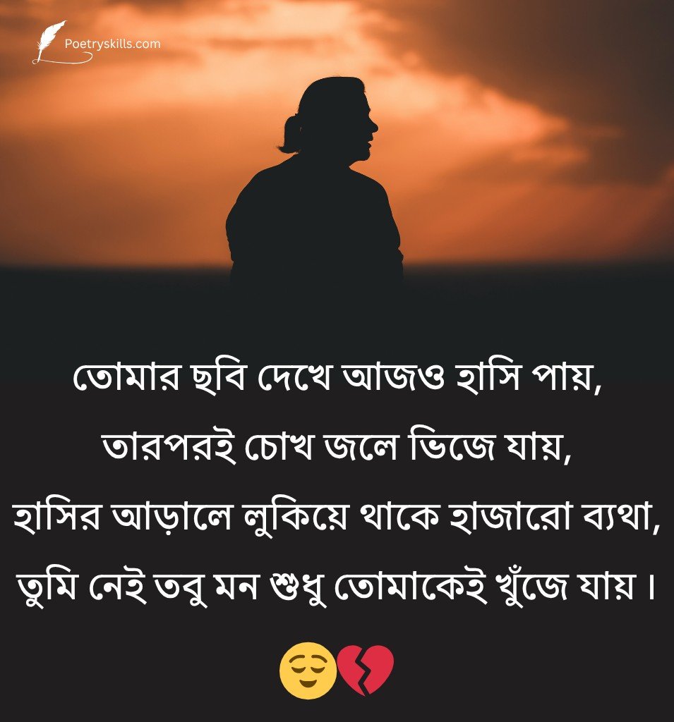 Bengali Shayari For Broken Heart and Tears