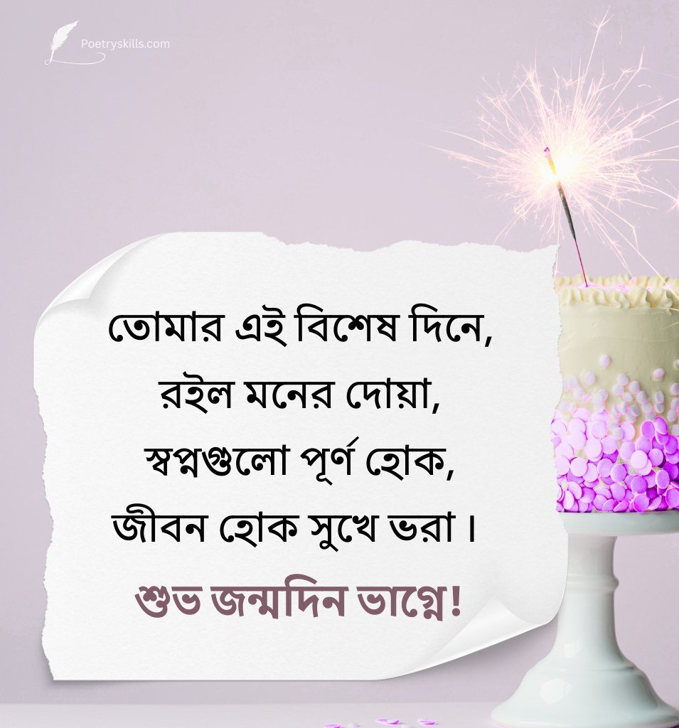 Happy Birthday Wishes For Nephew Bengali Style