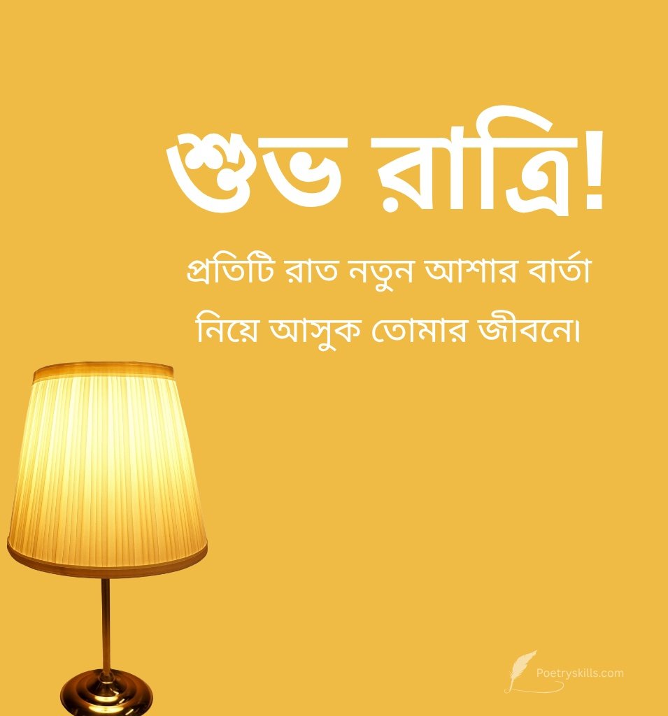 Night Bengali Status Images