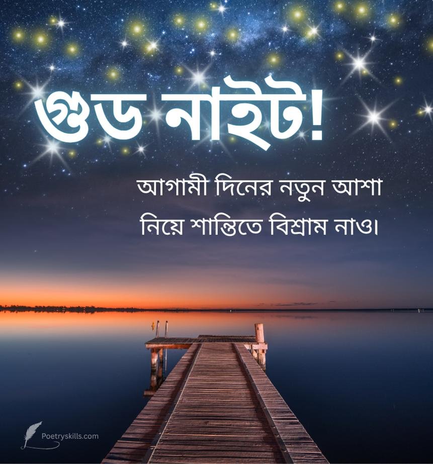 Bengali Good Night Message Pics For Status