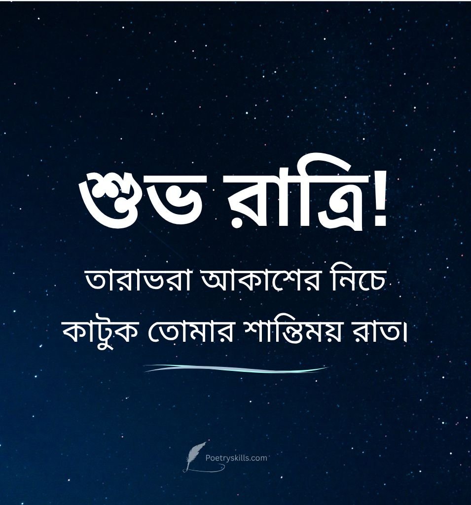 New Good Night Night Photo With Bangla Greetings