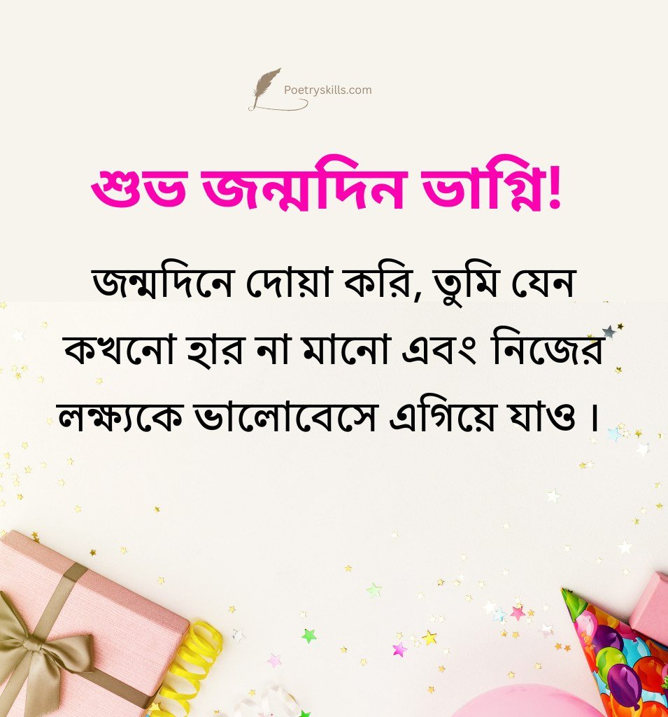 Happy Birthday Niece Wishes in Bengali