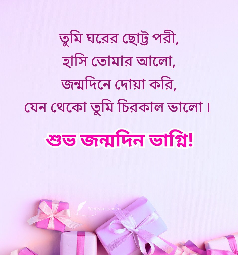 Happy Birthday Shayari for Niece in Bengali