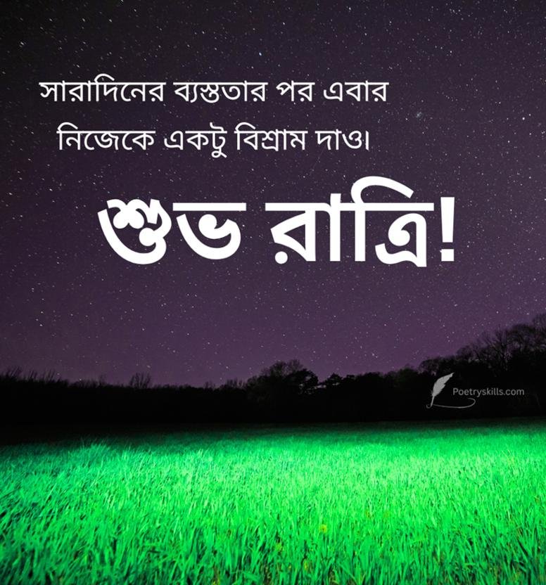 Bangla Good Night Greetings Photo