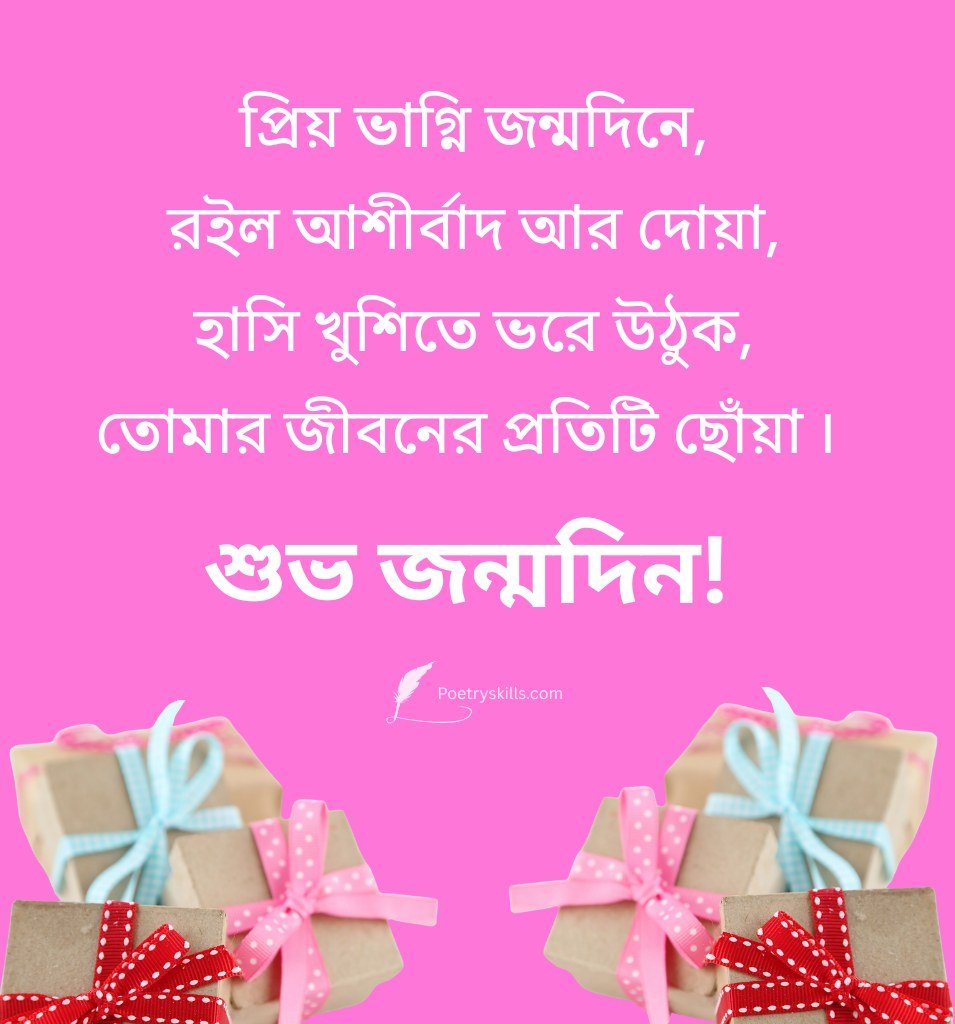 Bengali Birthday Greetings For Niece