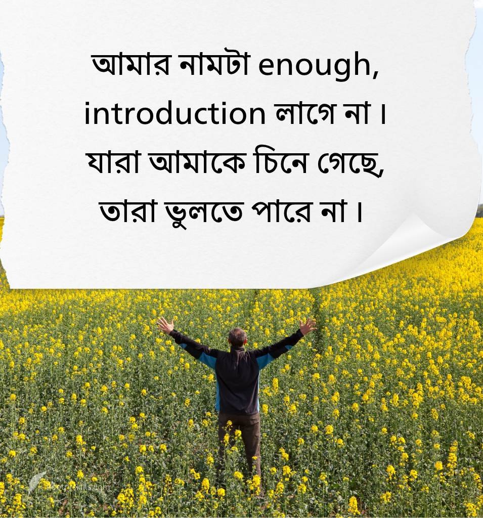 Bengali Classy Attitude Caption For Girls