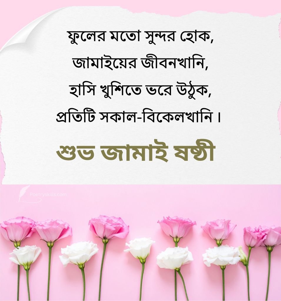 Bangla Subho Jamai Sasthi Wishes